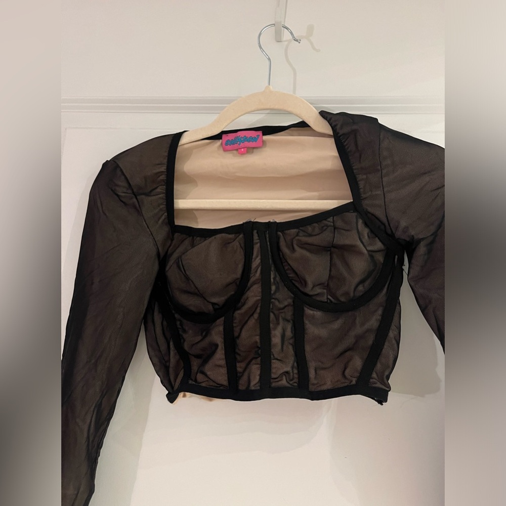 Corset style top